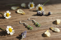 August Peridot Earrings