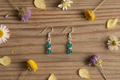December Blue Zircon Earrings