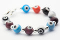 Evil Eye Multicolor Watch Band • Medical ID Bracelet • Handmade Watch Band • Stretch Watch Band