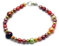 Harvest Gold Copper Mix, Freshwater Pearl Bracelet, Best Pearl Bracelet, Simple Bracelet, Pearl Jewelry, Sterling Silver