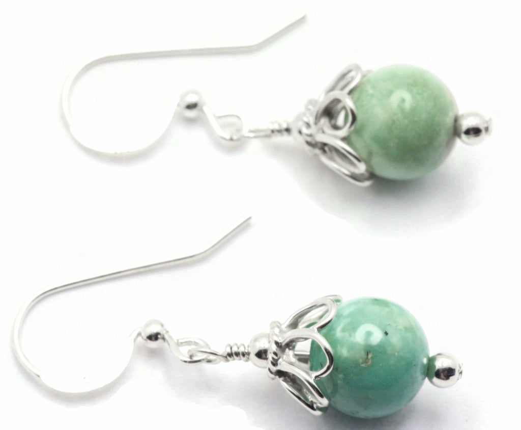 Amazonite Dreams Gemstone Sterling Silver Earrings