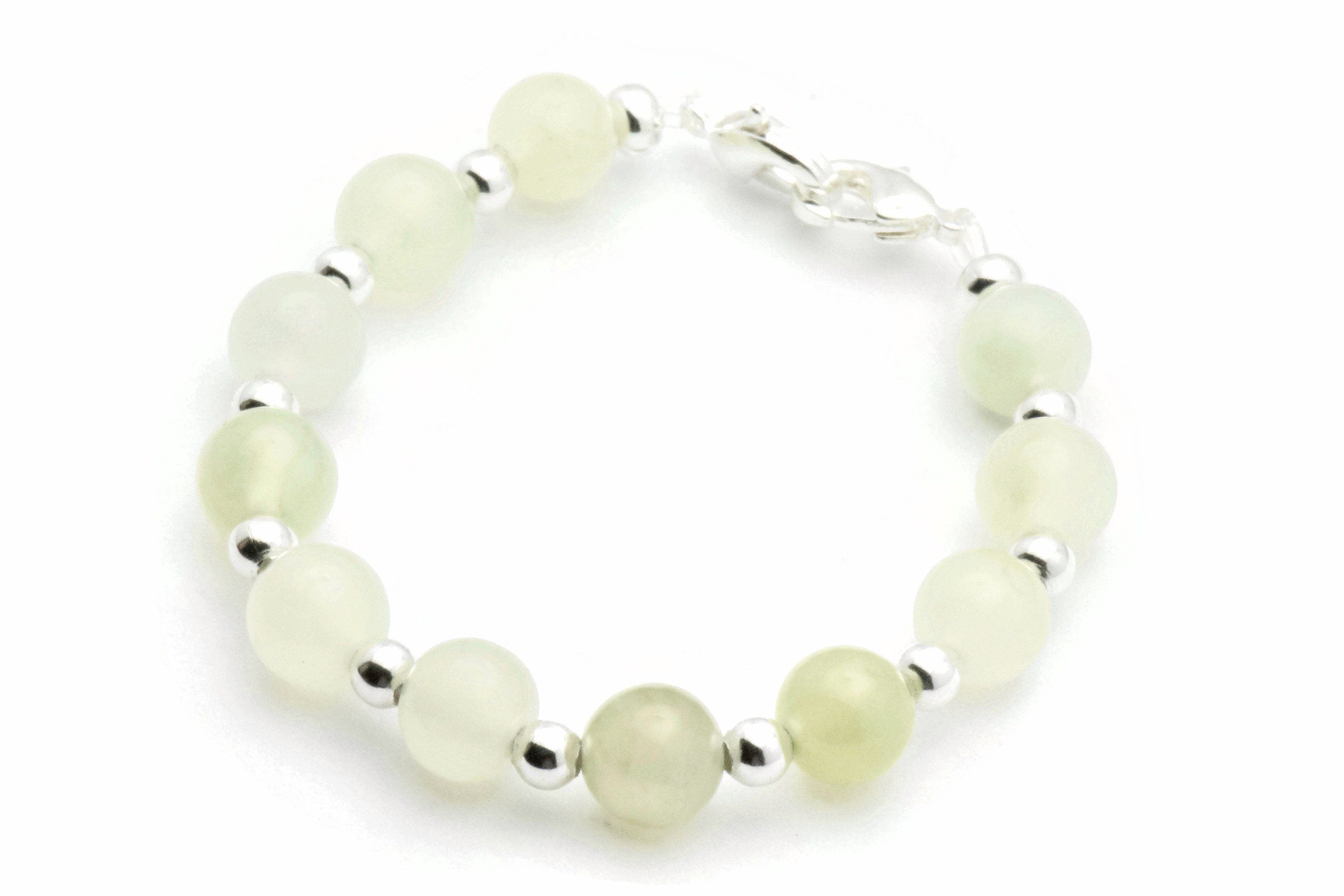 New Jade Yellow Beaded Bracelet Watch Band • Medical ID Bracelet • Handmade Watch Band • Stretch Watch Band