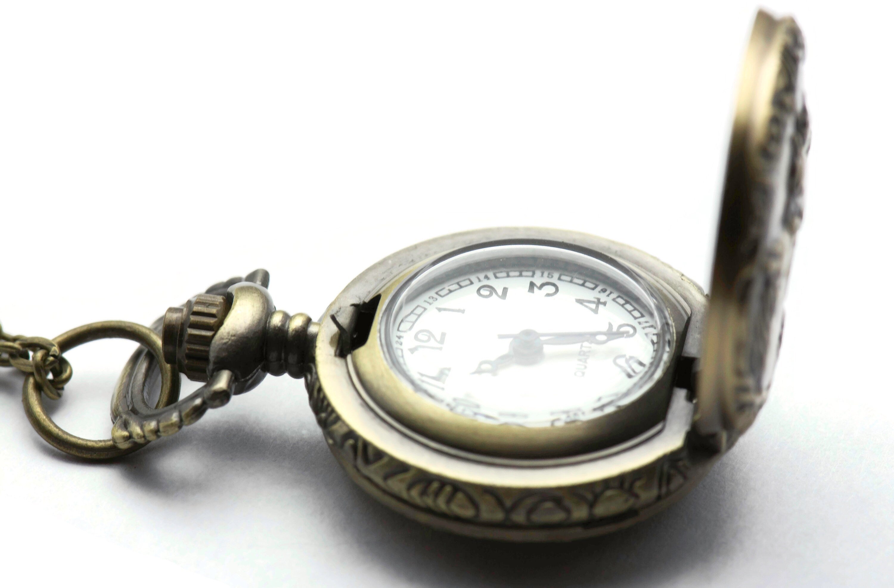 Horses Pocket Watch Necklace, Long Necklace Watch, Watch Locket Necklace, Pocket Watch Pendant, Ladies Pocket Watch