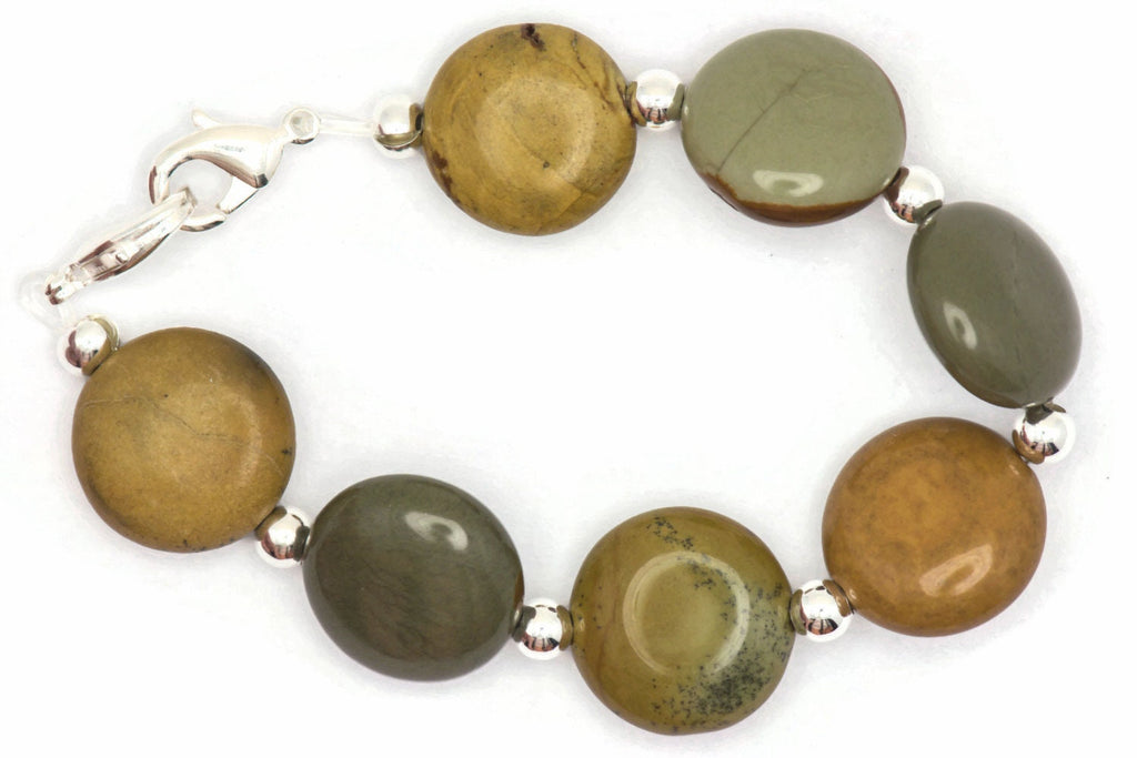 Wild Horse Picture Jasper Stretchy Interchangeable Watch Band • Medical ID Bracelet • Bracelet Watch Band
