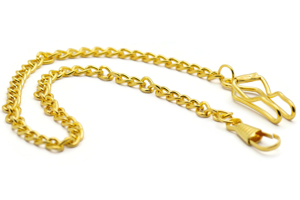 Gold Color Pocket Watch Chain, Pocket Watch Accessories, Pocket Chain