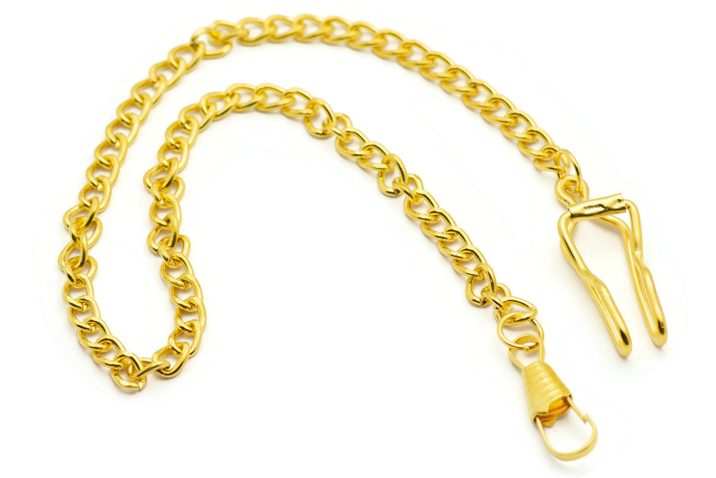 Gold Color Pocket Watch Chain, Pocket Watch Accessories, Pocket Chain