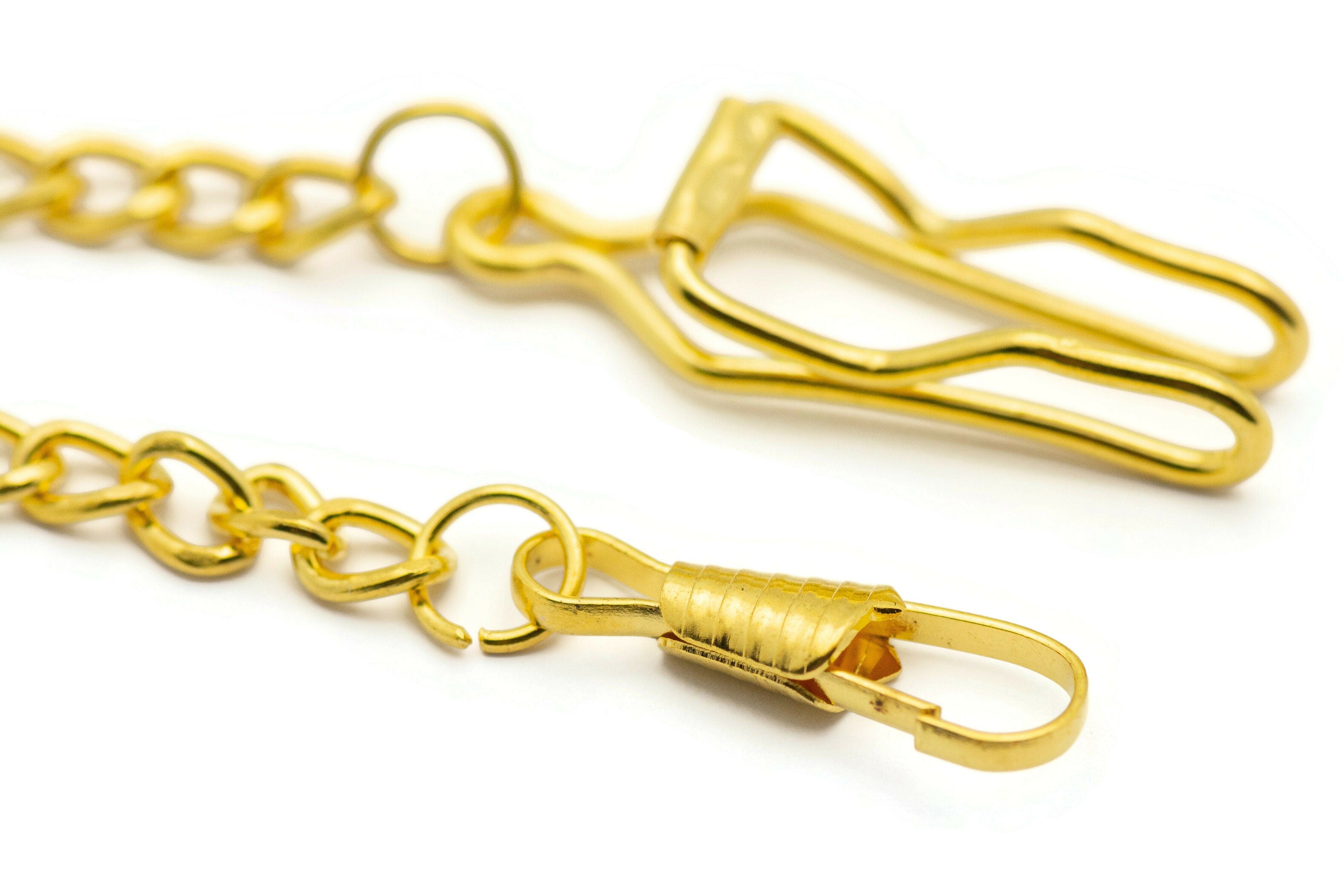 Gold Color Pocket Watch Chain, Pocket Watch Accessories, Pocket Chain