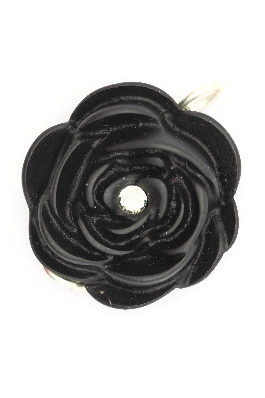 Black Rose Stretch Band Connector • Bracelet Focal