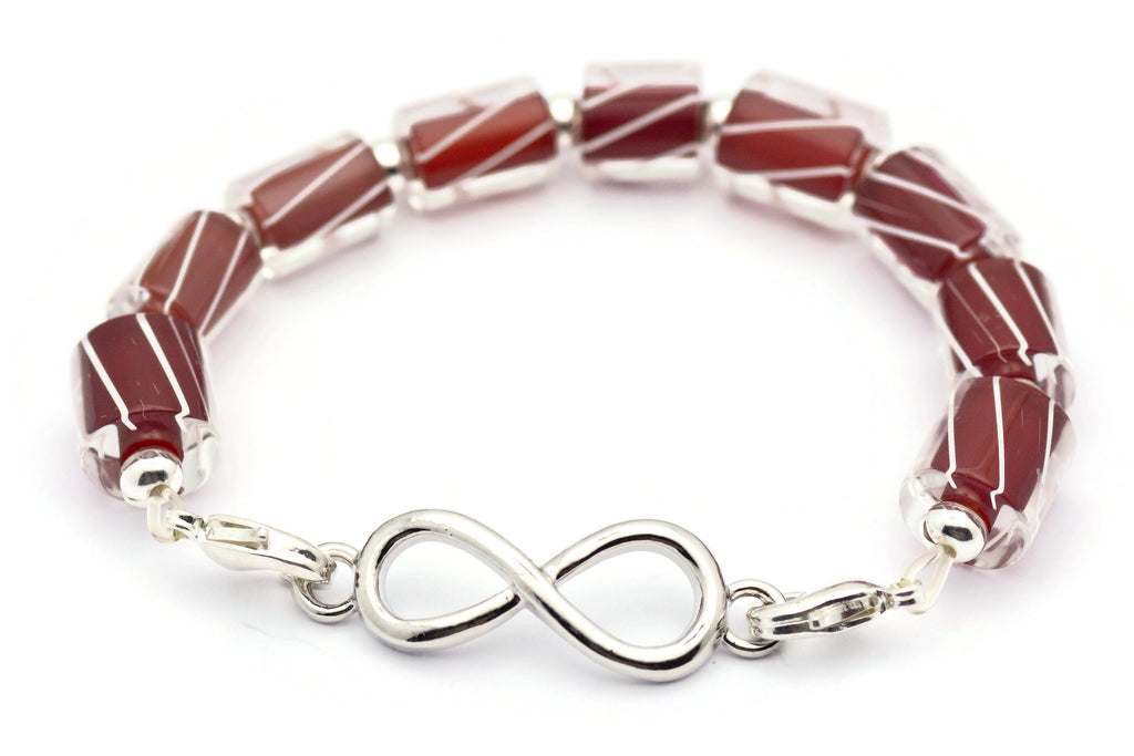Infinity Symbol Stretch Band Connector • Bracelet Focal