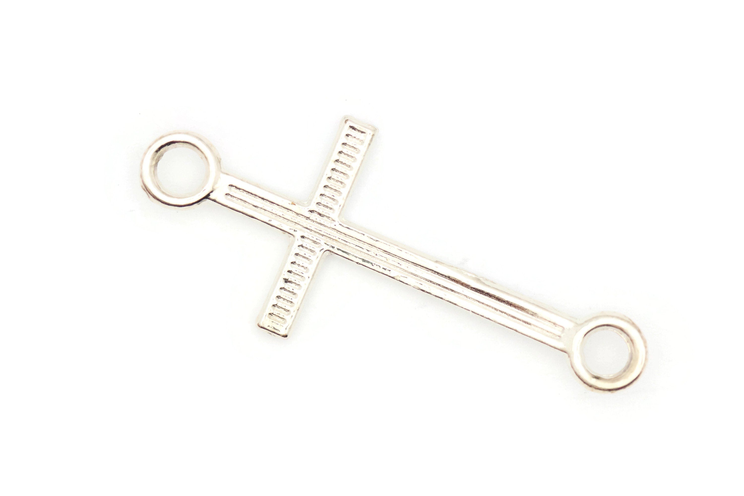 Cross Stretch Band Connector • Bracelet Focal