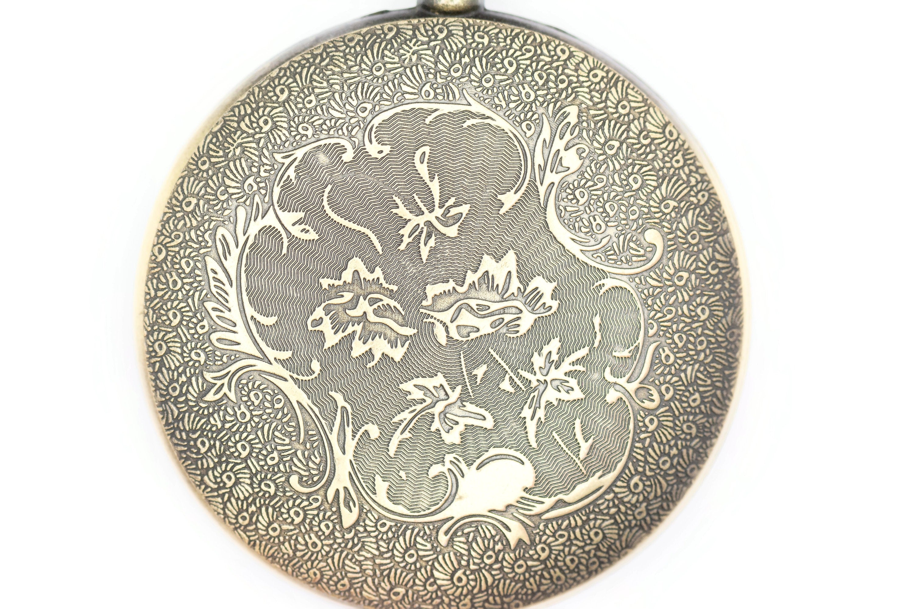 Sun and Moon, Jumbo Pocket Watch, Antique Bronze, Watch Necklace, Long Necklace Watch, Bronze Pocket Watch, Ladies Pocket Watch