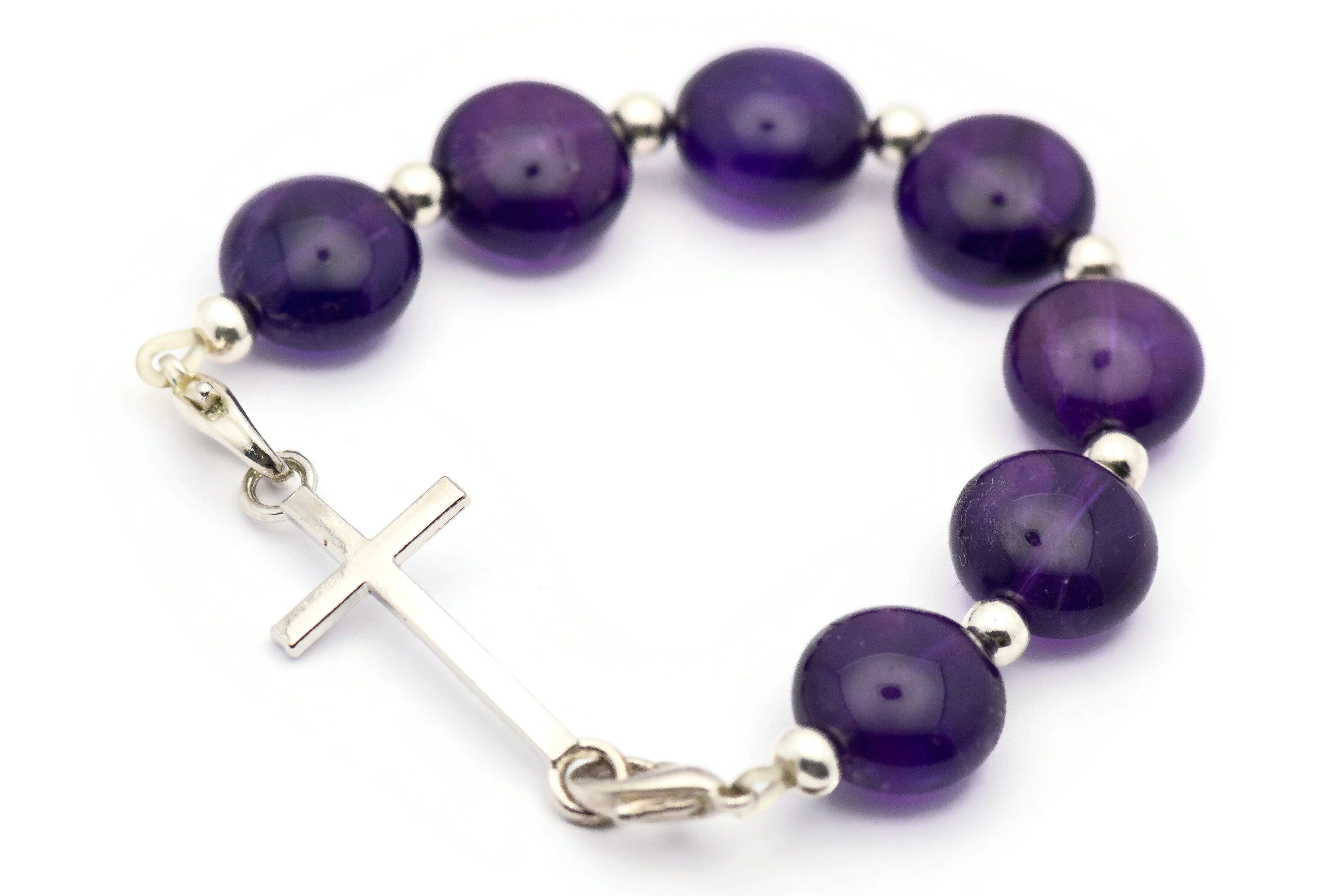 Cross Stretch Band Connector • Bracelet Focal