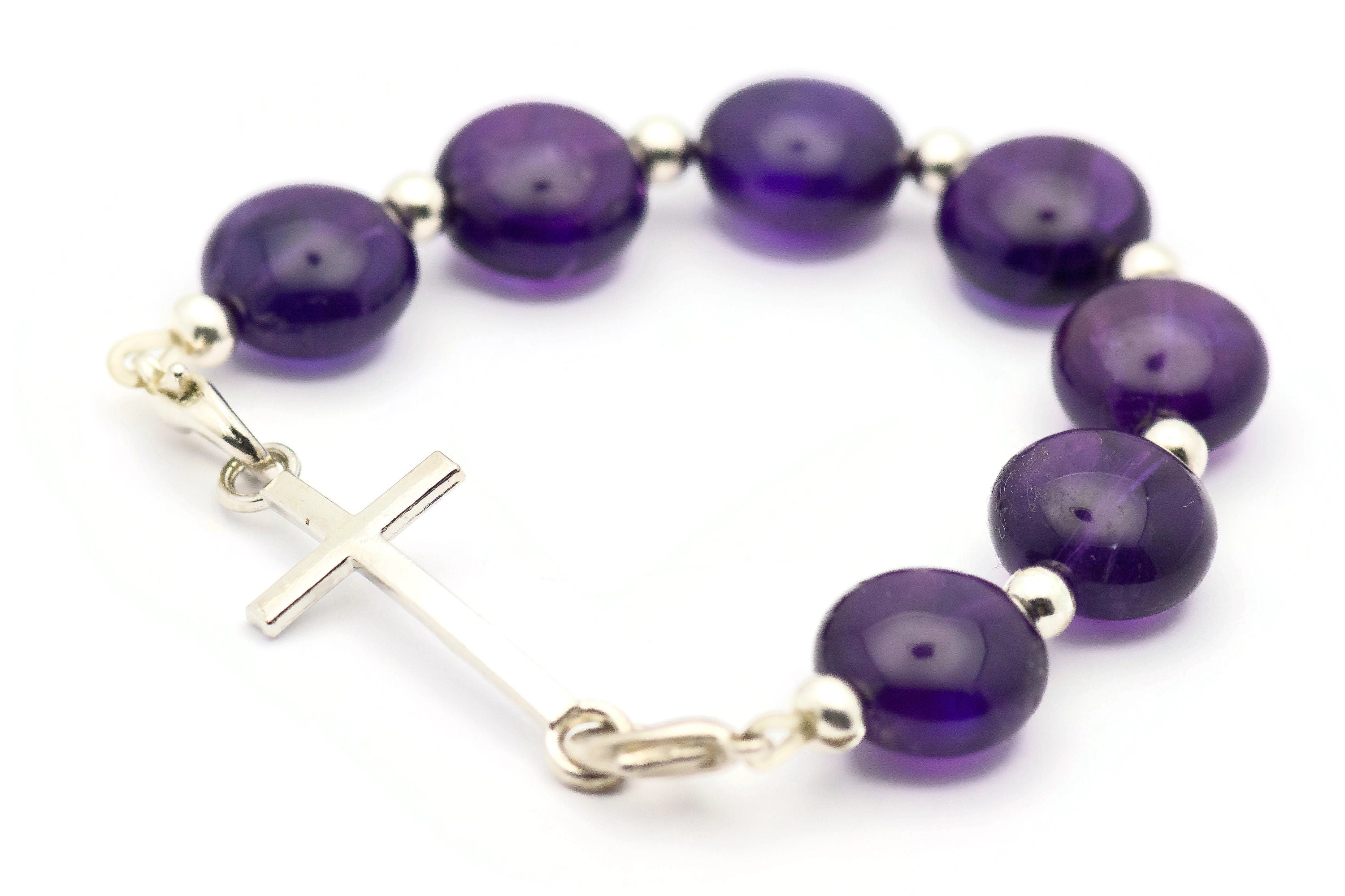 Cross Stretch Band Connector • Bracelet Focal