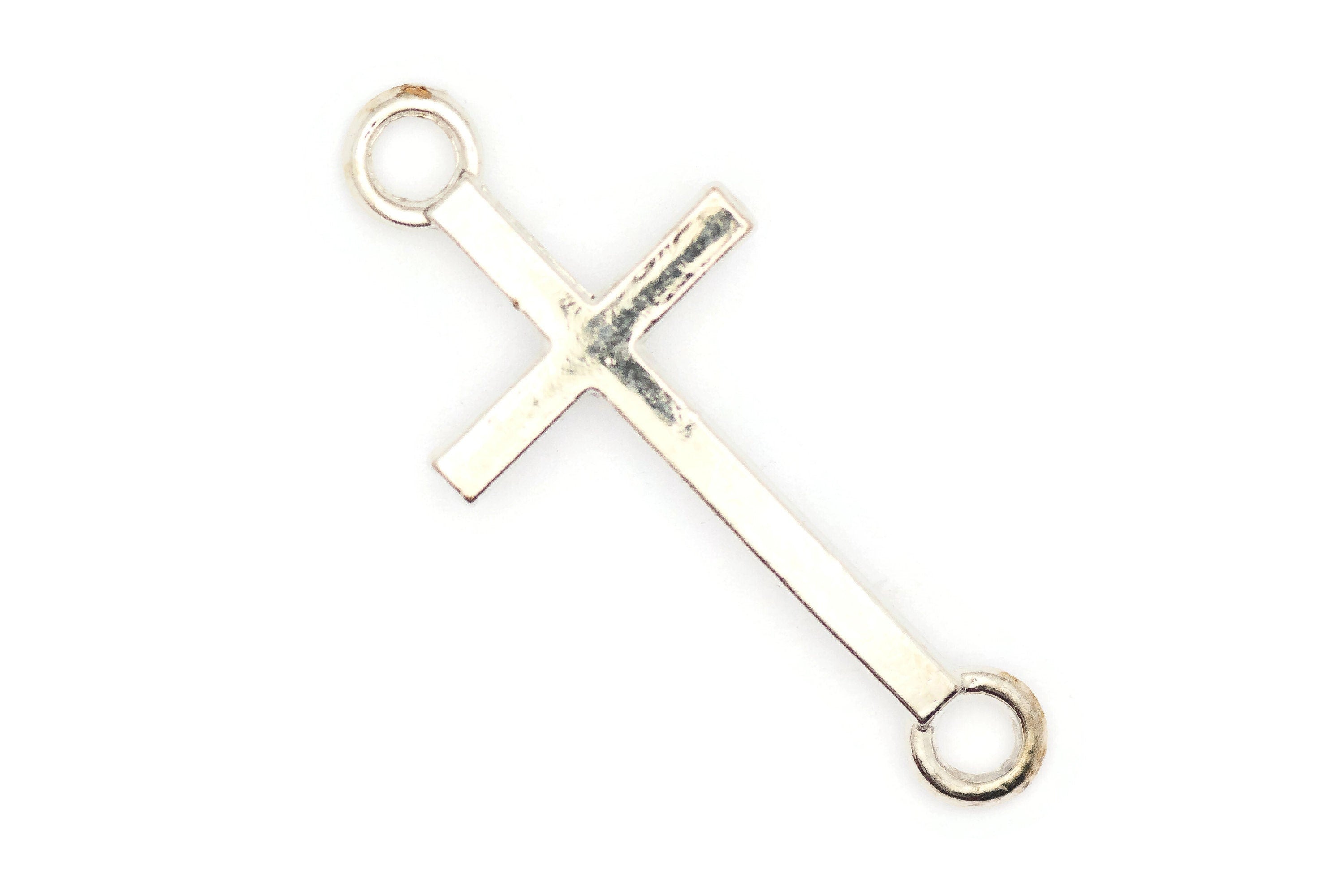 Cross Stretch Band Connector • Bracelet Focal