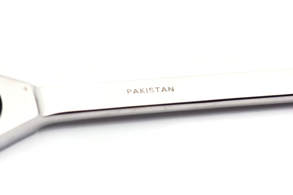 White Howlite Letter Opener • Chrome Plated Steel • Paper Knife • Desk Accessory • 8-Inch
