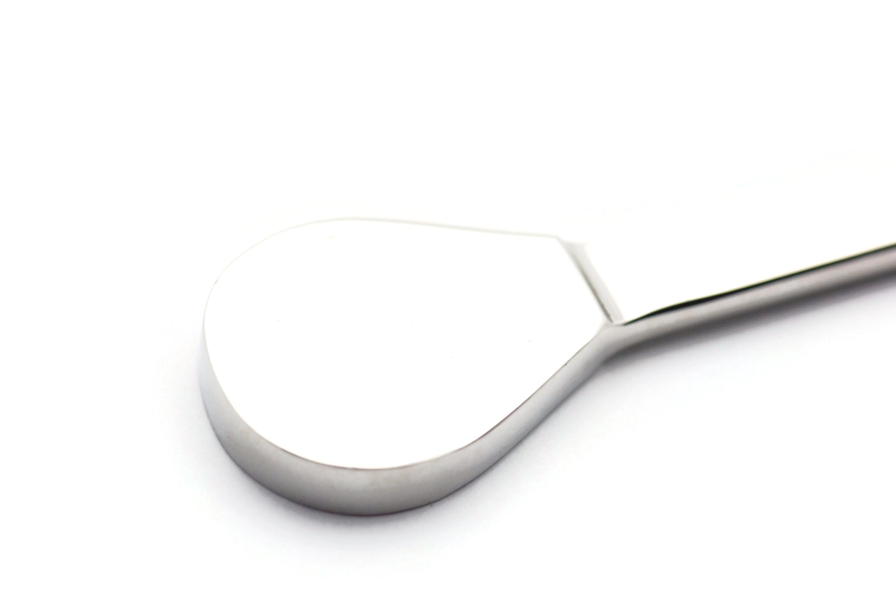 Turquoise Blue Cat's Eye Letter Opener • Chrome Plated Steel • Paper Knife • Desk Accessory • 8-Inch