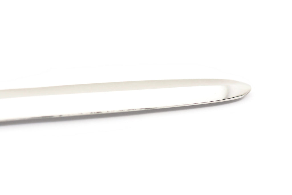 Green Aventurine Letter Opener • Chrome Plated Steel • Paper Knife • Desk Accessory • 8-Inch