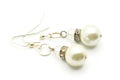 Snowman Earrings, White Snowmen, Winter Jewelry, Crystal Scarf, Holiday Earrings, Christmas Earrings, Snow Love, Glass Pearls, Snow Balls