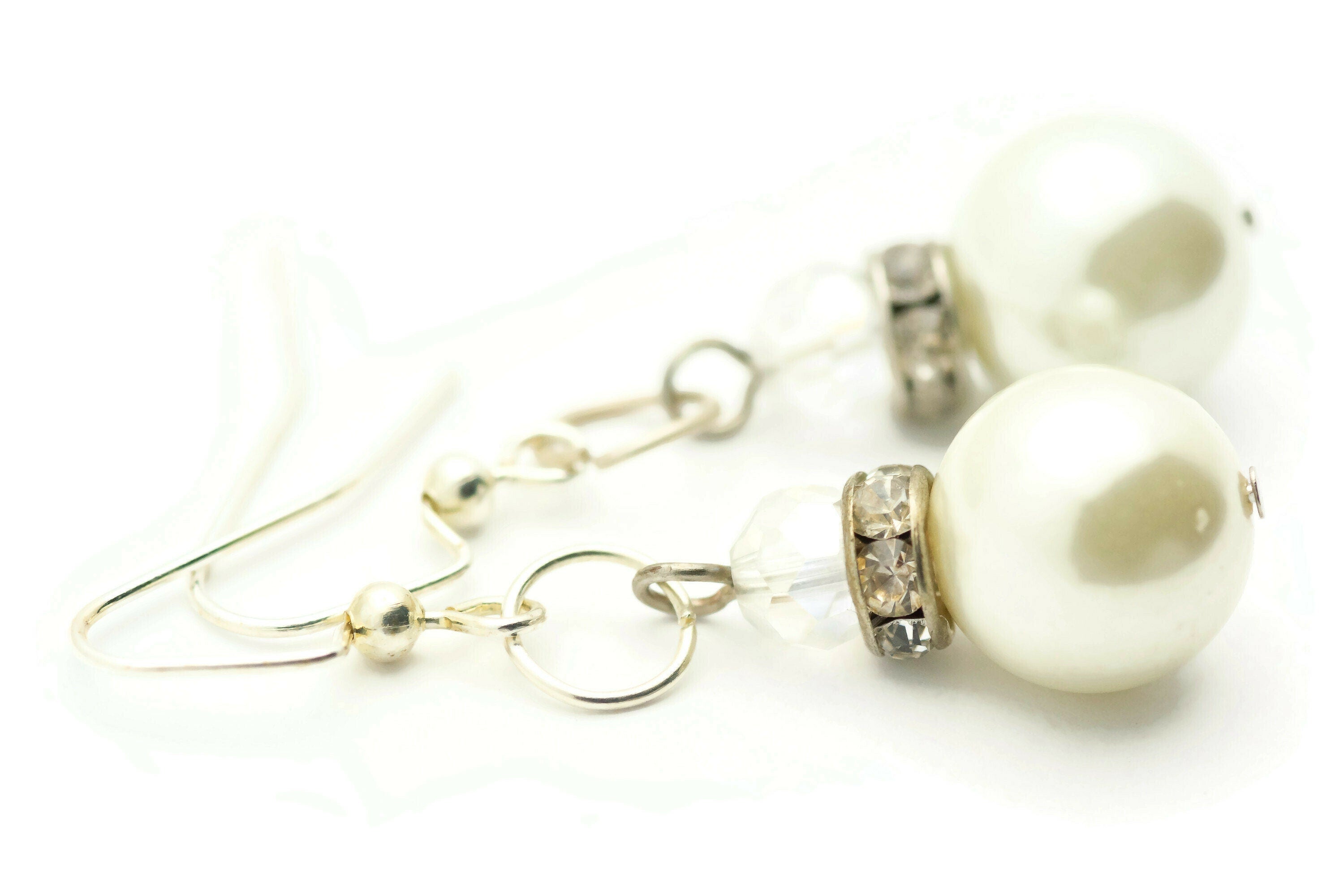 Snowman Earrings, White Snowmen, Winter Jewelry, Crystal Scarf, Holiday Earrings, Christmas Earrings, Snow Love, Glass Pearls, Snow Balls