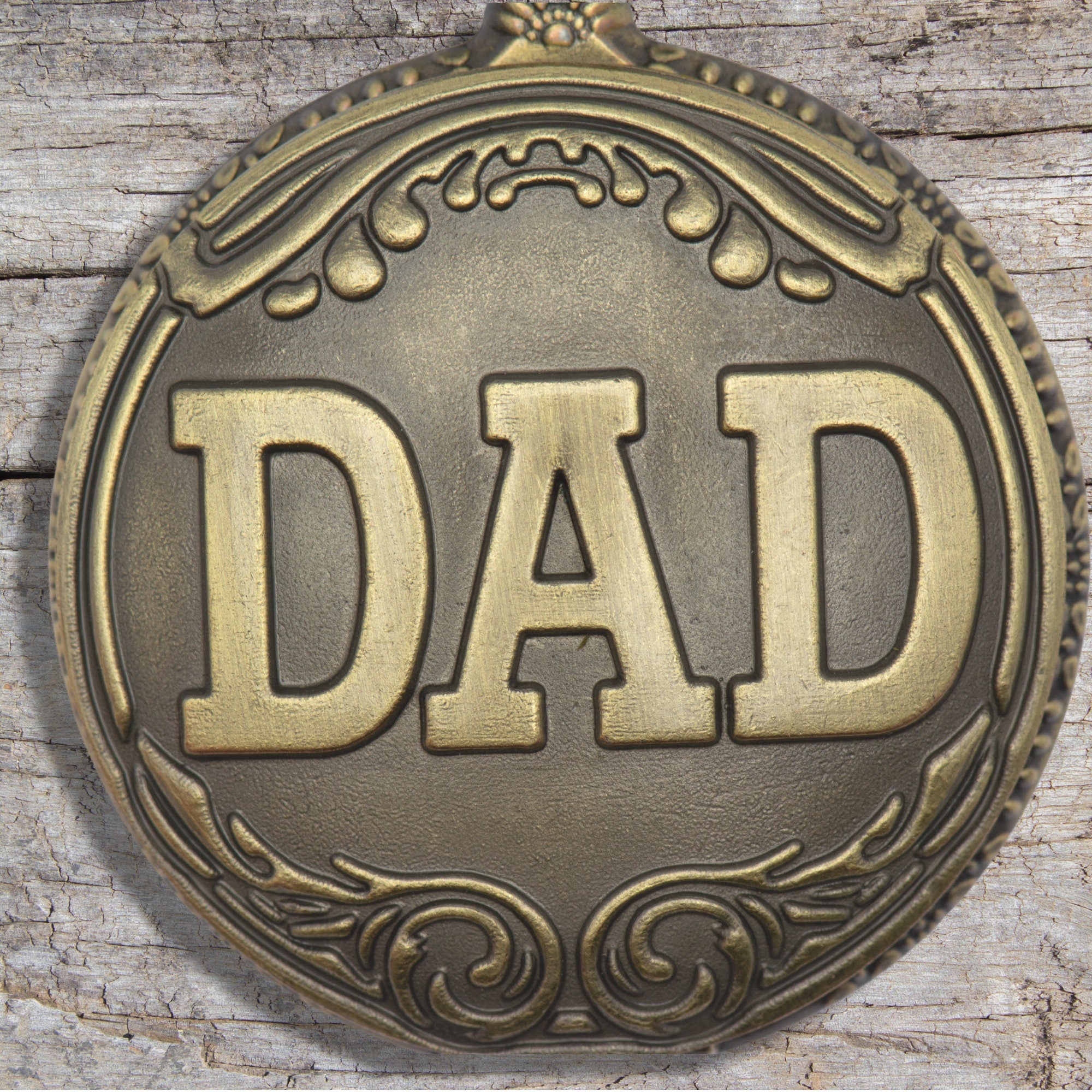 Large Antique Bronze Dad Pocket Watch Necklace | Long Necklace Watch | Bronze Pocket Watch | Dad Watch