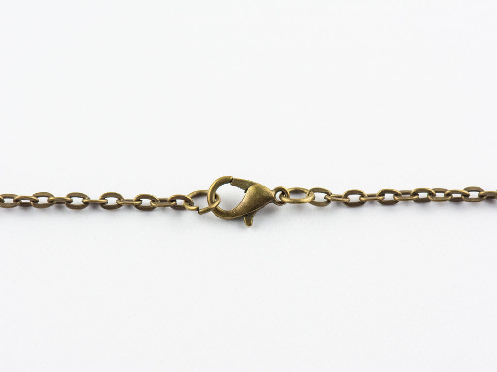 Floral Bronze Pocket Watch Long Necklace / Unique Watches / Nature Inspired Jewelry
