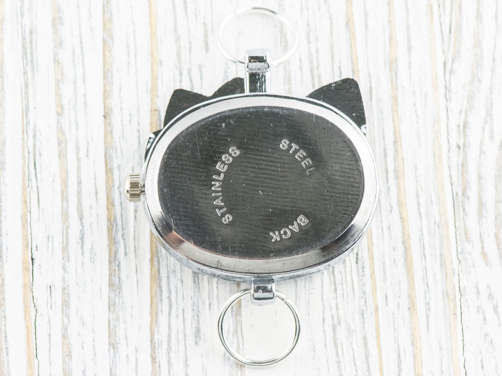 Cat with a Bow Rhinestone-Studded Watch Face • DIY Beading Watch • Jewelry Making • Analog • Loops and Battery Included