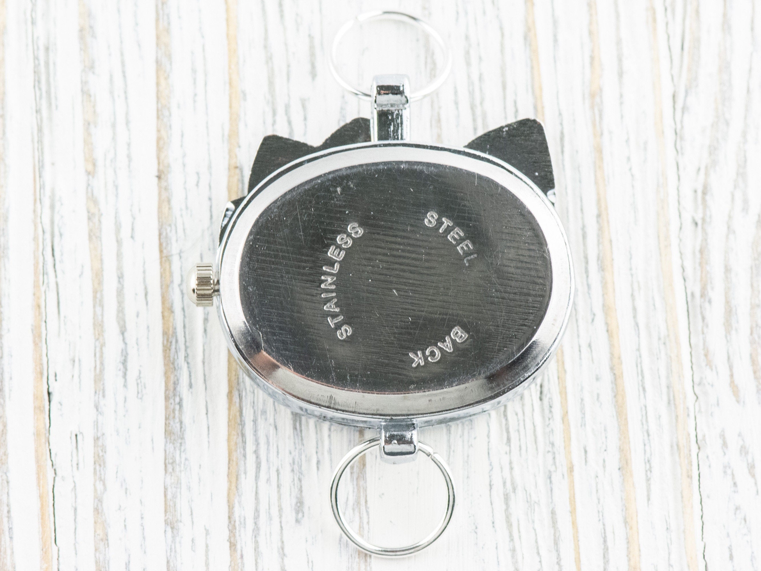 Cat with a Bow Rhinestone-Studded Watch Face • DIY Beading Watch • Jewelry Making • Analog • Loops and Battery Included