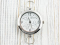 Butterfly Silvertone Round Watch Face • White Dial • DIY Beading Watch • Jewelry Making • Analog • Loops and Battery Included