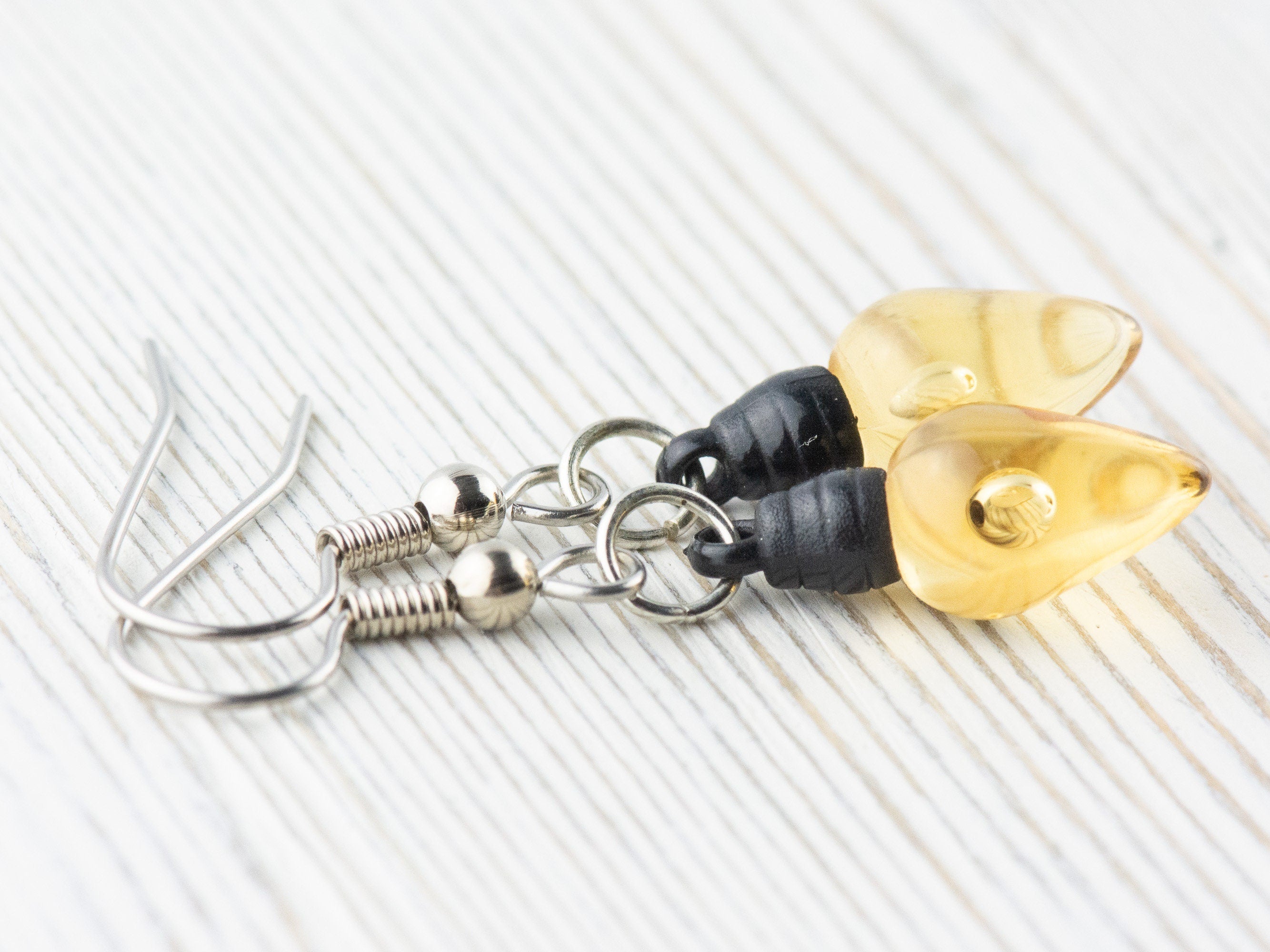 Christmas Lights Dangle Earrings, Holiday Jewelry, Feeling Festive, Handmade Gift