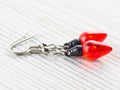 Christmas Lights Dangle Earrings, Holiday Jewelry, Feeling Festive, Handmade Gift