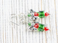 Christmas Gift Earrings, Handmade Sterling Silver Earrings, Swarovski Crystal
