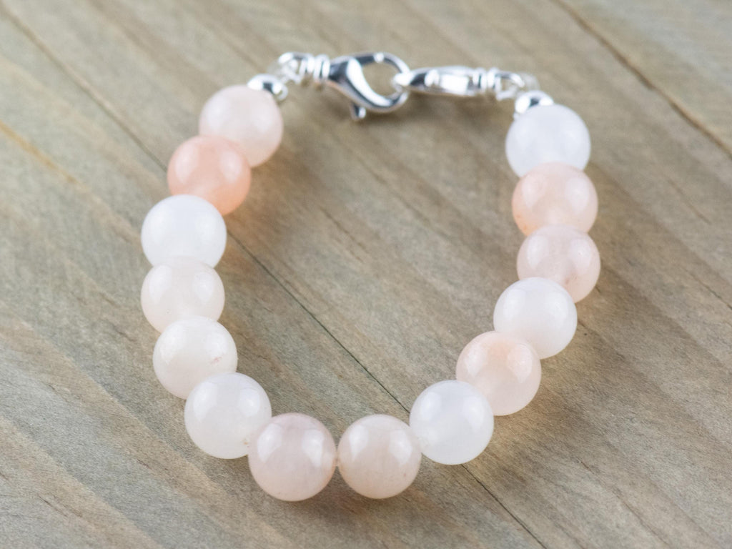 Pink Aventurine Stretch Beaded Watch Band, Medical Alert Bracelet, Single Strand, Interchangeable, Handmade Jewelry