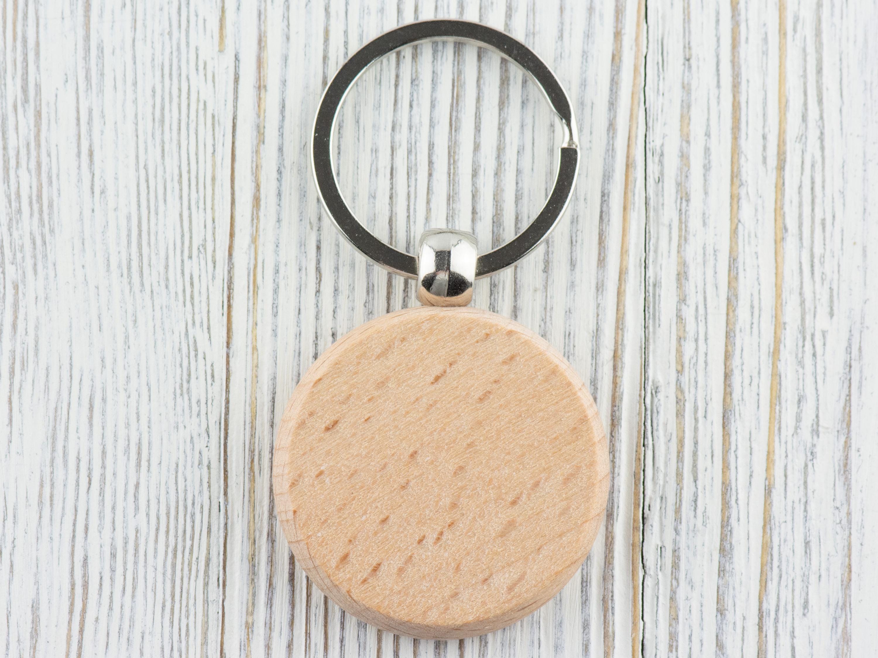Go Where You Feel Alive Natural Wood Keychain • Laser-Engraved Stainless Steel Keyring • Double-Sided