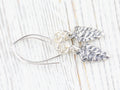 Arrowhead .925 Sterling Silver Charm Earrings • Boho Minimalist Jewelry • Hypoallergenic Hill Tribe Fine Silver Ear Wires • Cute Earrings