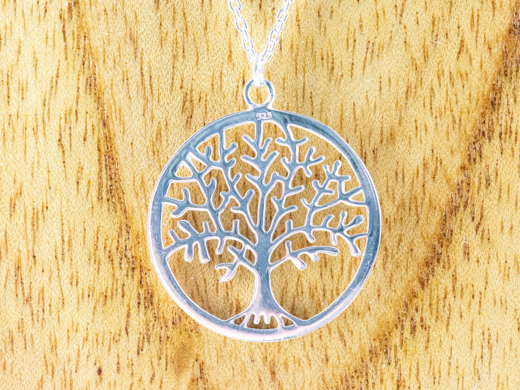 Sterling Silver Tree of Life Pendant Necklace • Simple Minimalist Necklace • Best .925 Jewelry Gift for Her • Nature Inspired Jewelry