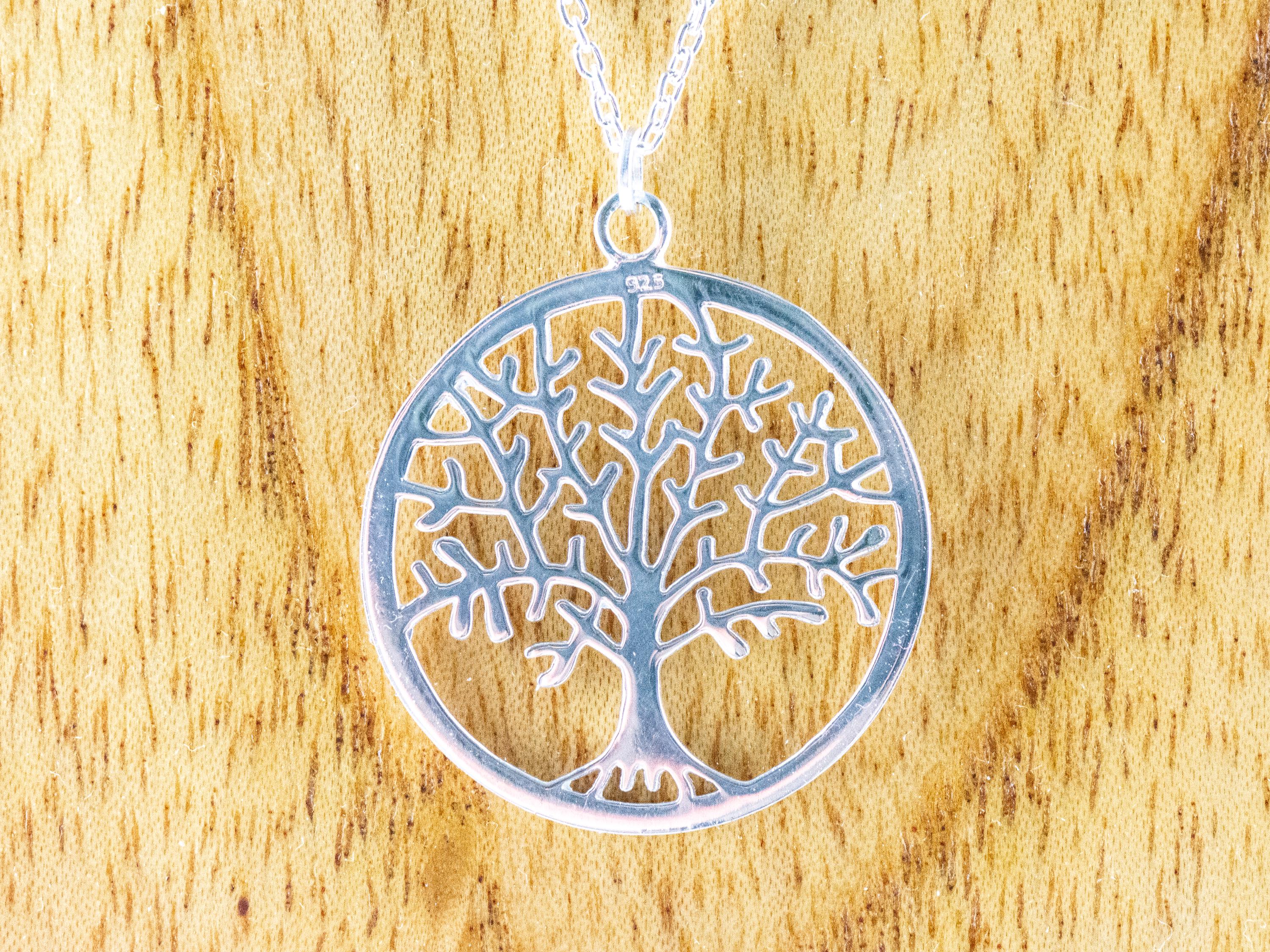 Sterling Silver Tree of Life Pendant Necklace • Simple Minimalist Necklace • Best .925 Jewelry Gift for Her • Nature Inspired Jewelry