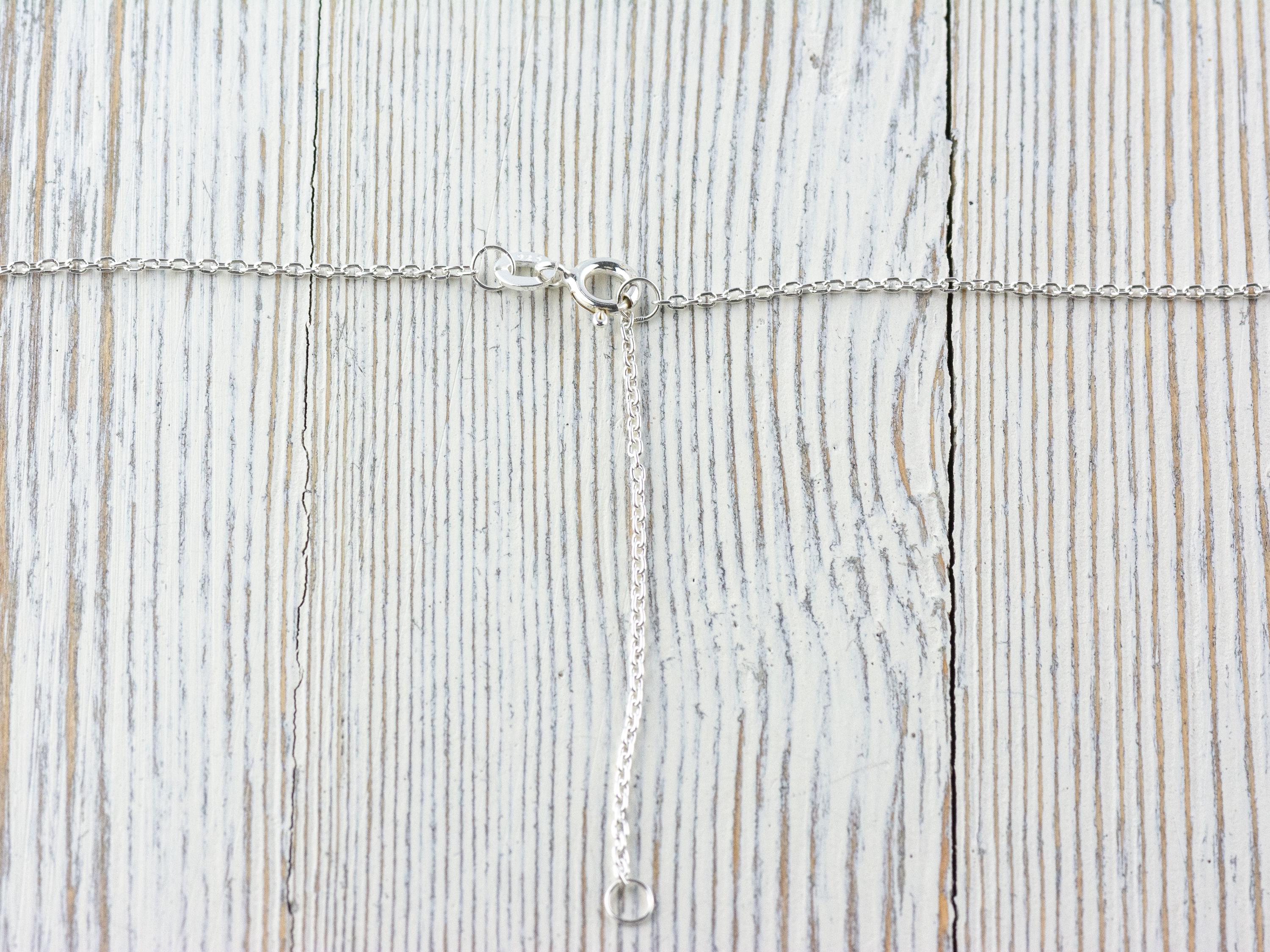Sterling Silver Puffed Flower Pendant Necklace • Simple Dainty Minimalist Necklace • Best .925 Jewelry Gift for Her • Floral Necklace