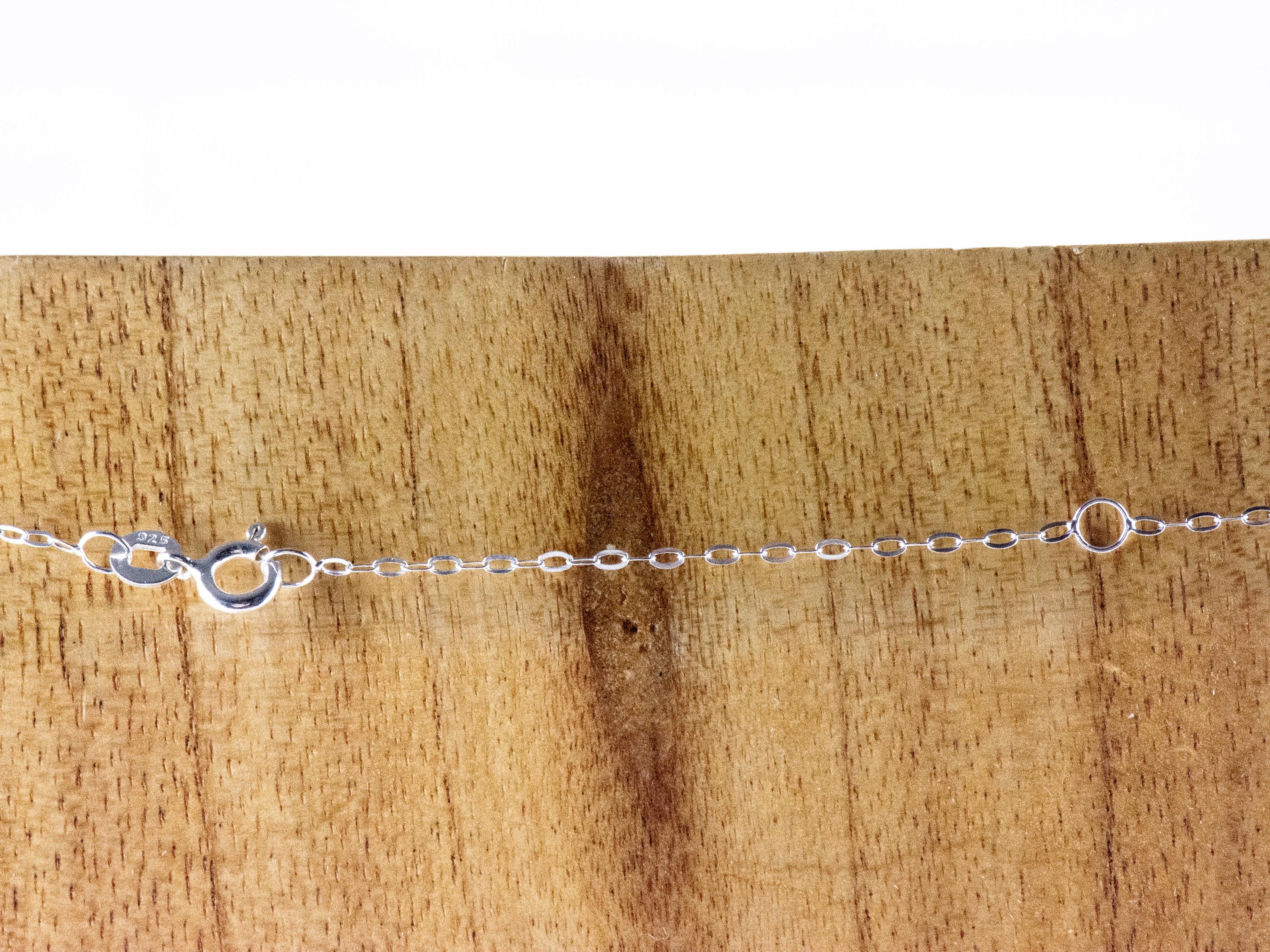Crystal AB Queen Baguette Pendant Necklace • Long .925 Sterling Silver Chain Necklace • Handmade Minimalist Jewelry • Gift for Her