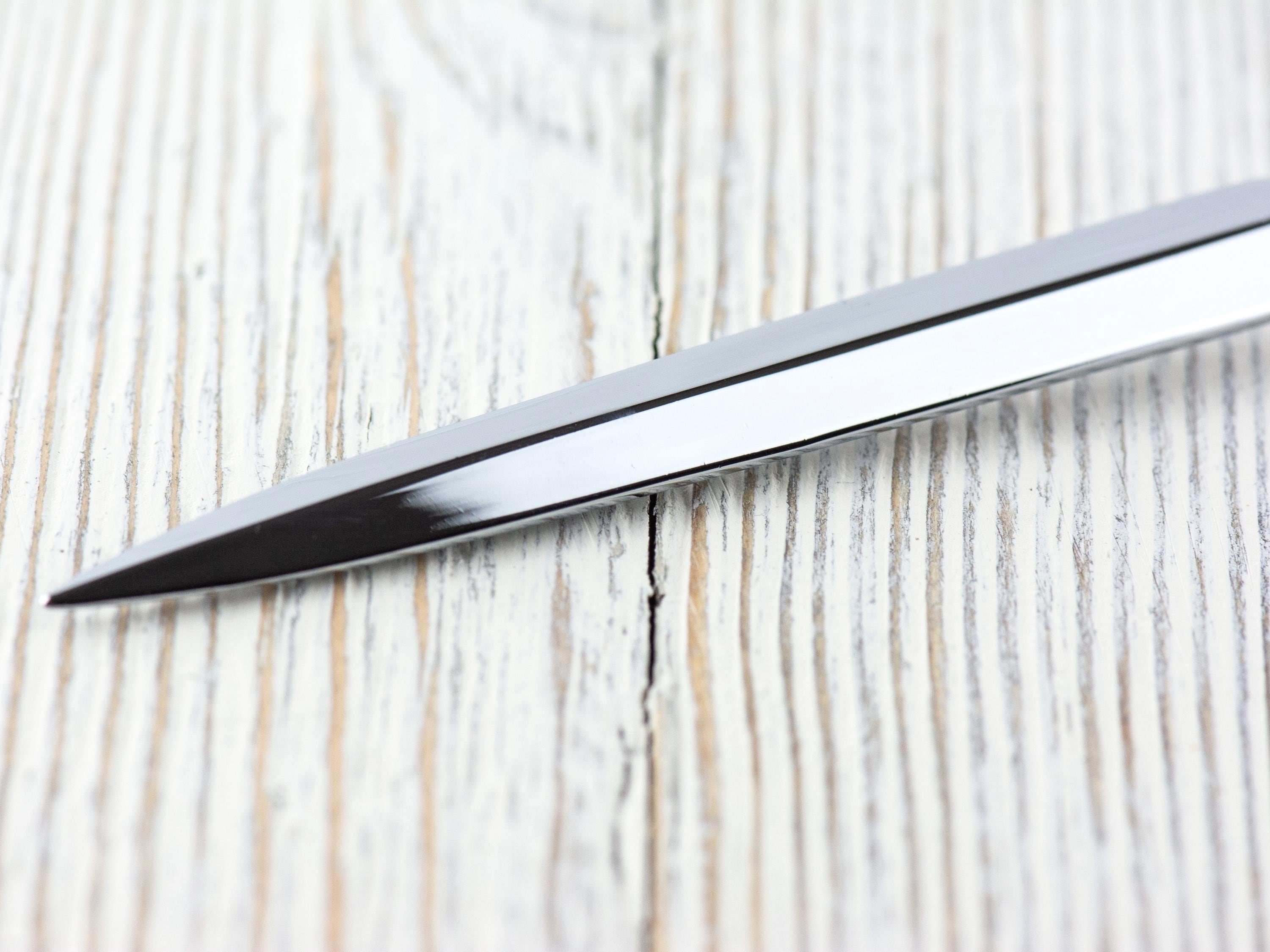 Purple Haze Glass Beaded Silver Letter Opener • Paper Knife • Desk Accessory