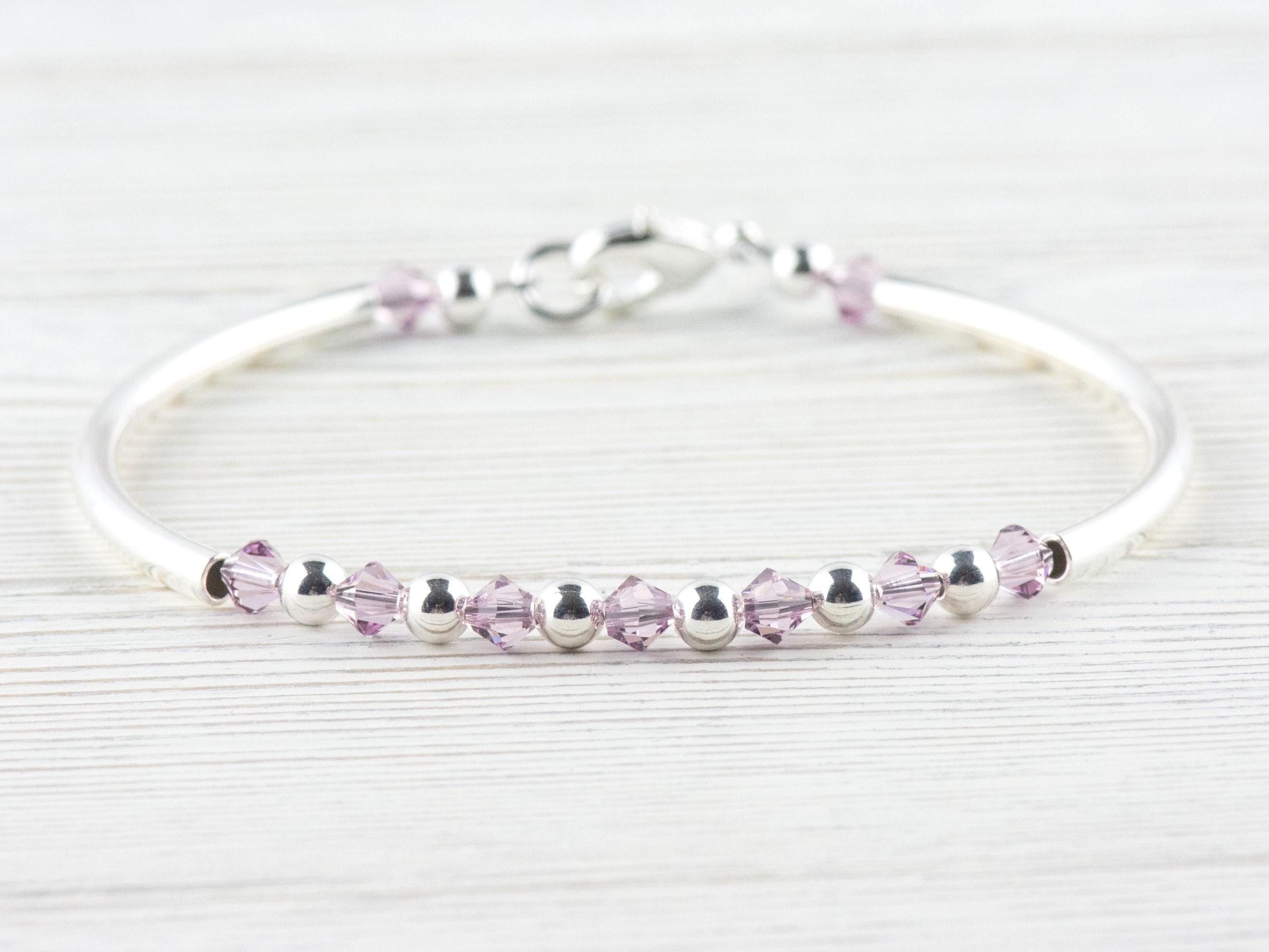 June Birthstone, Alexandrite Birthstone Bracelet, Birth Month Bracelet, Birth Stone Bracelet, June Bracelet Gift