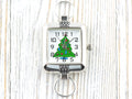 Watch Face, Christmas Tree, Square, White Face, Christmas Watch, Holiday Jewelry, Festive