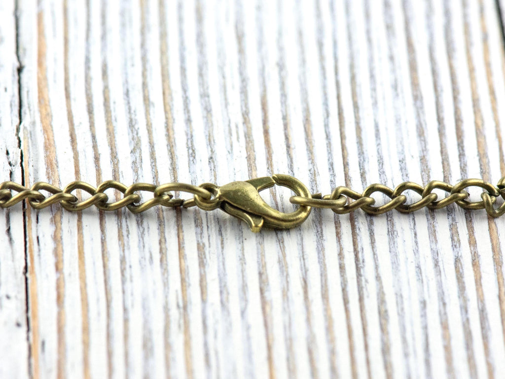 Rose Bronze Pocket Watch Long Necklace / Unique Watches / Nature-Inspired Jewelry / Large Pocket Watch