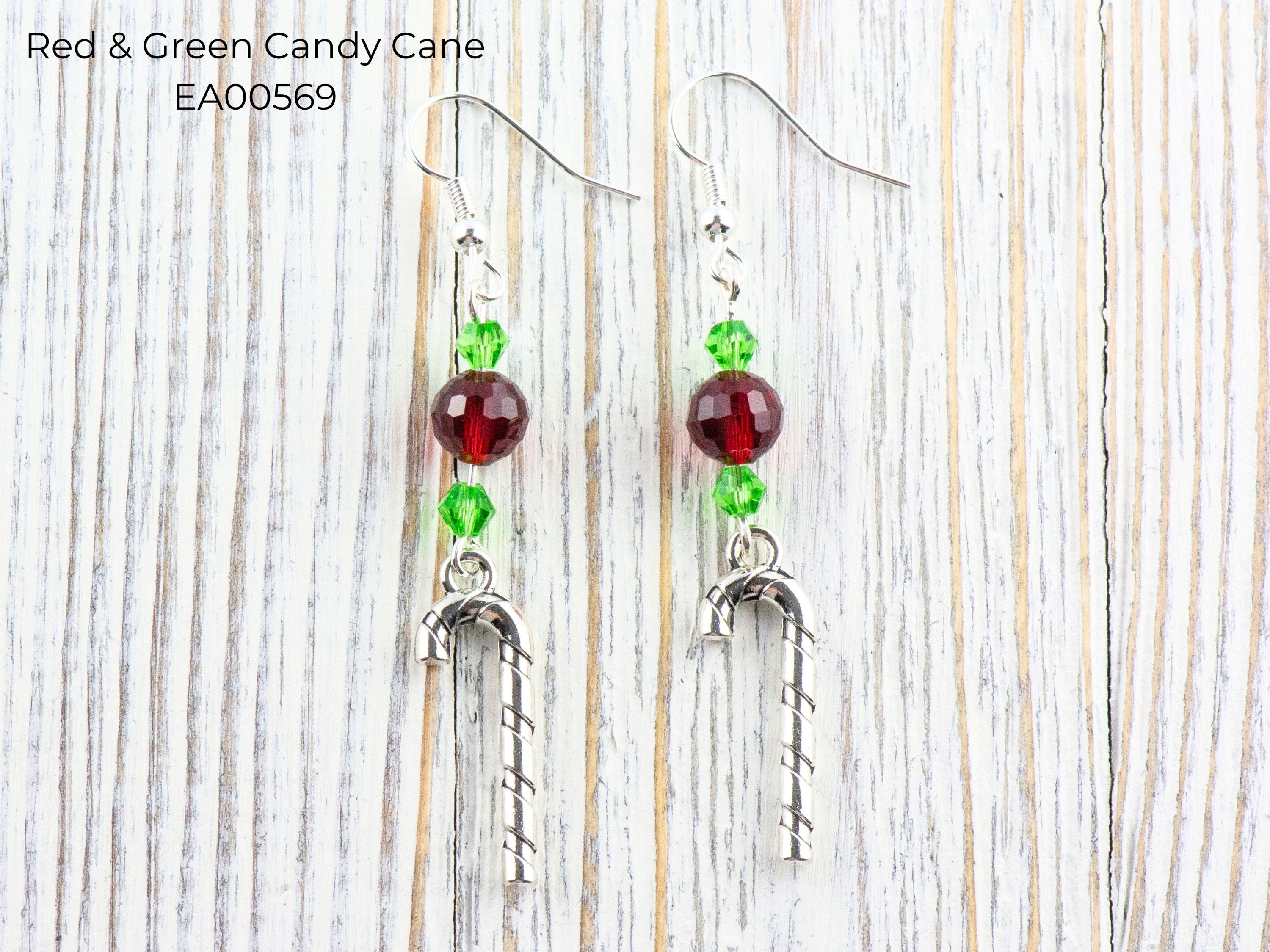 Christmas Charm Dangle Earrings • Handmade Holiday Jewelry