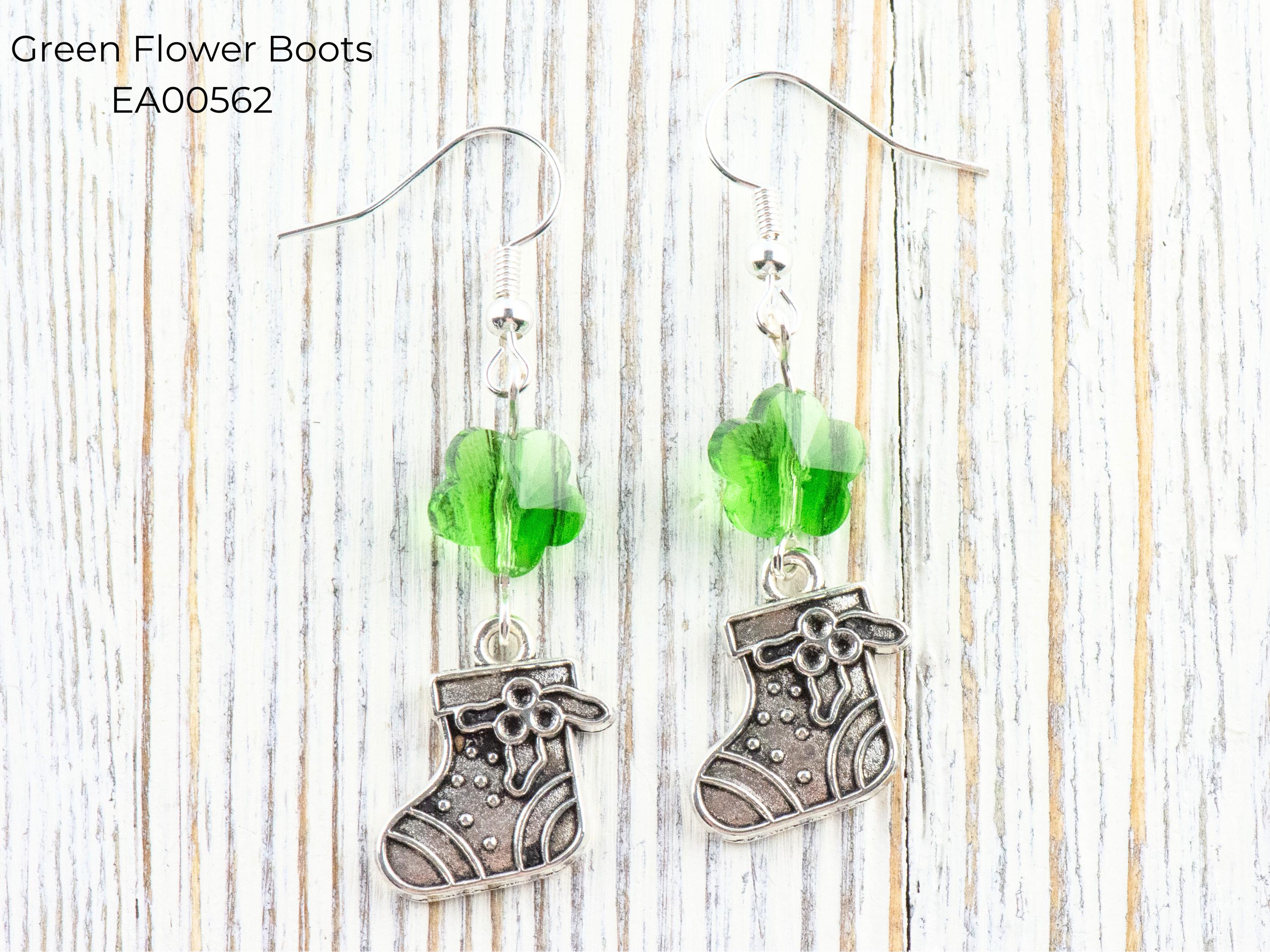 Christmas Charm Dangle Earrings • Handmade Holiday Jewelry