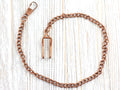 Copper Pocket Watch Chain • Pocket Watch Accessories • Red Pocket Chain