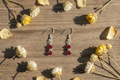 July Ruby Earrings
