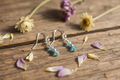 March Aquamarine Earrings